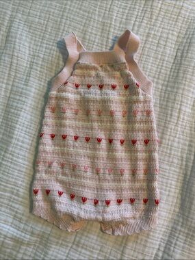 Old Navy Pink Crotched Baby Onesie